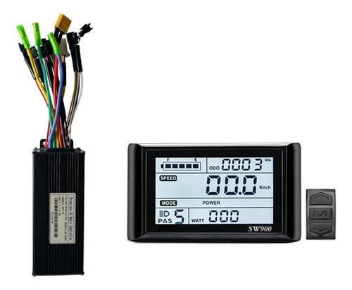 Controlador De Bicicleta Eléctrica C/3 Modos/pantalla Sw900