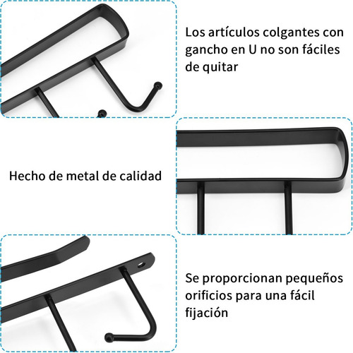 Imagen 4 de 9 de Organizador Soporte Colgador De Tazas Utensilios De Cocina