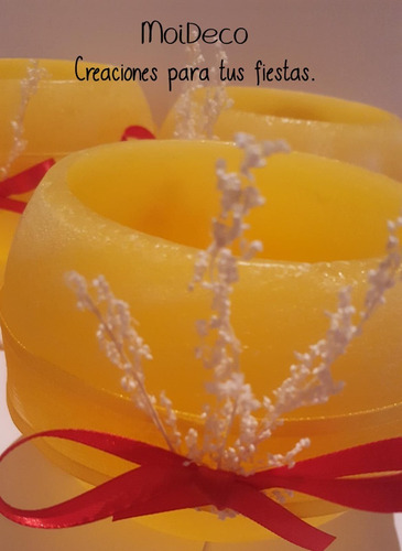 Centros De Mesa Y Souvenirs Velas!!!