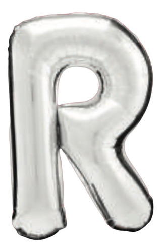 Balão Metalizado Números Letras 70 Cm Dourado Prata Rose Cor R prateado