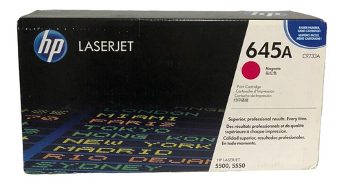 Toner Original Hp 645a Magenta C9733 Nuevo Facturado