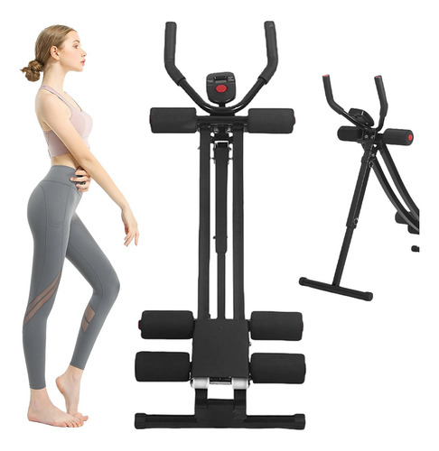 Máquina De Ejercicio Abdominal Con Riel Curvo Cómoda Ligera