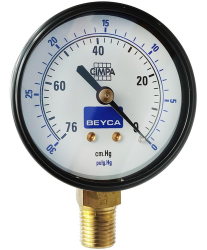 Vacuómetro Refrigeración Carburación Rosca 1/4 Ø 63mm Beyca
