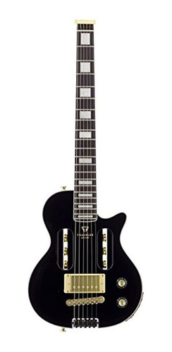 Viajero Eg1 Custom Guitarra Brillante, Color Negro