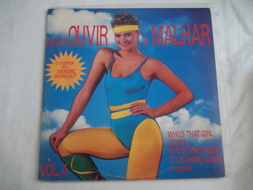 Lp Vinil Para Ouvir E Malhar Vol. 4 Aerobica 1990 Ótimo