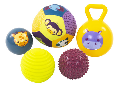 Hedstrom Bolas Sensoriales Infantiles, 5 Piezas, Multicolor