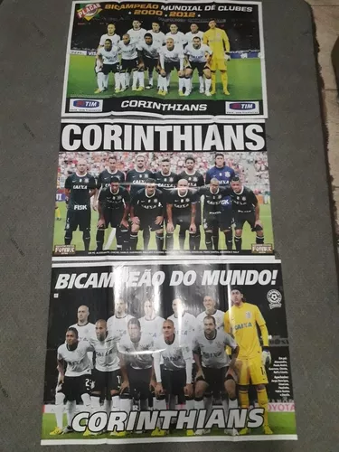 Poster do Corinthians Bicampeão Mundial de Clubes 2000 – 2012