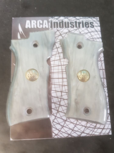 Cachas  Arca Industries  Para Beretta 84 Madre Perla