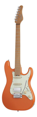 Guitarra eléctrica Schecter Nick Johnston Traditional H/S/S de aliso atomic orange con diapasón de arce asado