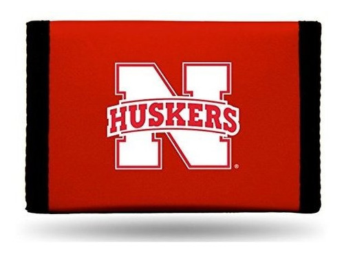 Rico Industrias Ncaa Nebraska Cornhuskers Trifold Monedero D