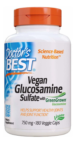 Doctor's Best Sulfato De Glucosamina Vegano, Soporte Articul