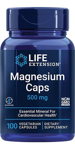 Citrato Magnesio 500mg Life Ext - - Unidad a $1322