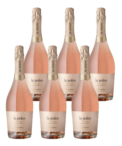 Espumante Brut Rose Las Perdices 6x750ml