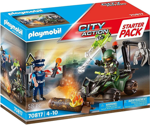 Playmobil Starter Pack 70817 Policia Entrenamiento