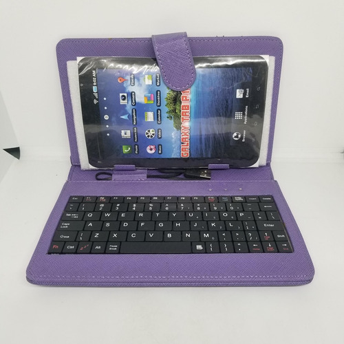 Case Para Tablet Con Teclado Incluido 9'  Morado