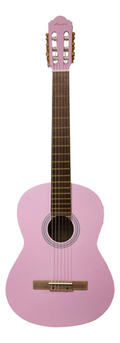 Guitarra Clasica Bamboo Gc-39-pink Con Funda 39 Pulgadas