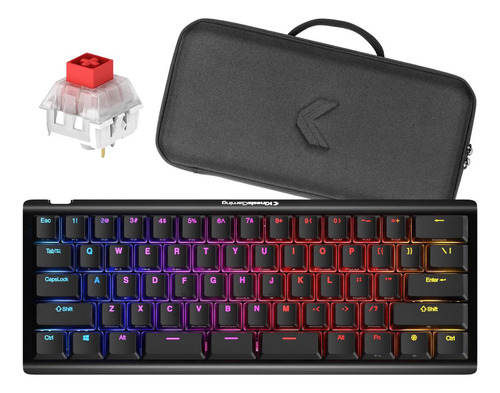 Teclado Mecánico Kinesis Gaming Tko | Interruptores Rojas