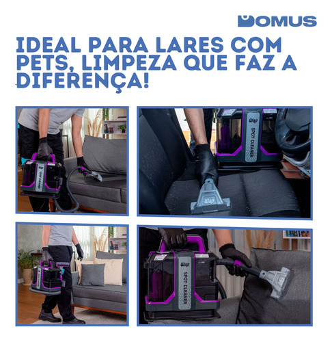 Extratora Portátil Spot Cleaner W3 Estofados E Sofás Wap