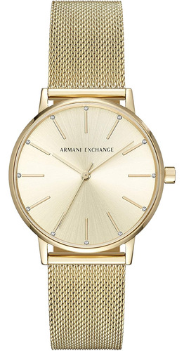 Reloj Pulsera Mujer  Ax Armani Exchange Ax5536 Doradodorado