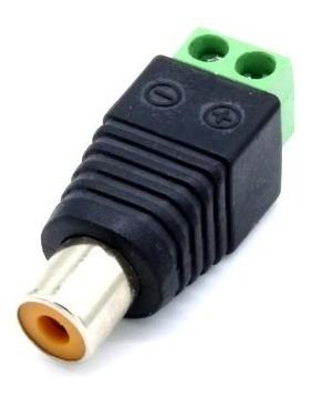 Conector Rca Hembra A +/-  Stc-rcah-dc