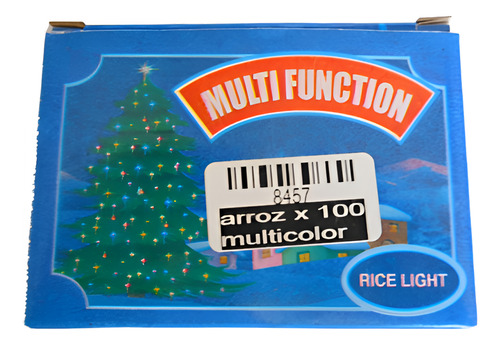 Luces Navidad Arroz Multicolor X 100 Luces