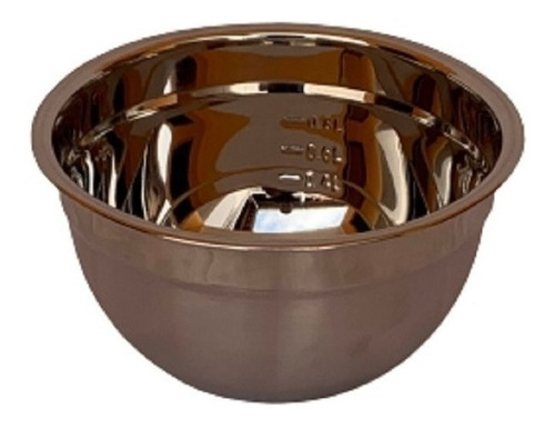 Tigela Funda Mixing Bowl Inox 18cm Cumbuca Saladeira