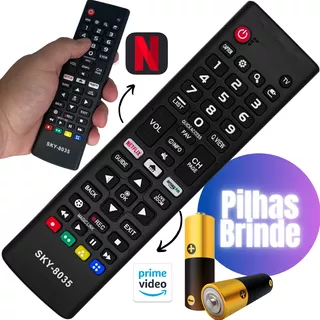 Controle Remoto Universal Para Smart Tv Samsung LG Netflix