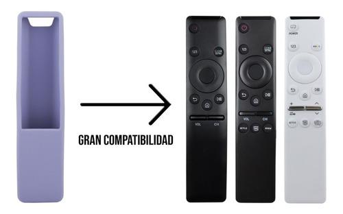 Imagen 2 de 10 de Funda Para Control Samsung 4k Uhd Silicon Case Protector