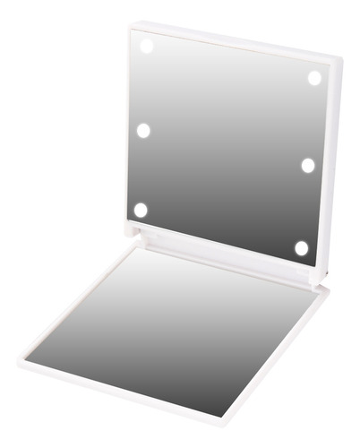 Espejo De Bolsillo Led 6s, Pequeño Portátil, Plegable, Alime