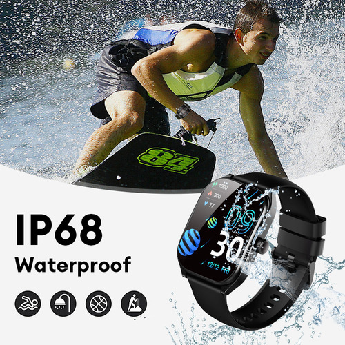 Aolon Smartwatch Reloj Inteligente Curva 2.01'' Bluetooth Llamada Ip68 Pantalla Diy Deportivo Para Hombre Y Mujer