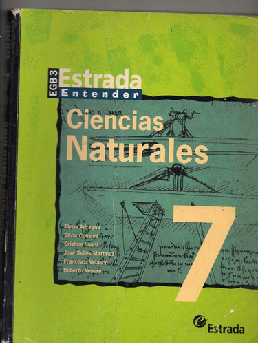 Ciencias Naturales 7 Egb 3 - Estrada -usado Antiguo 