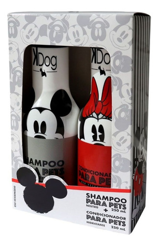 Kit Shampoo E Condicionador Neutro K-dog Disney 250ml