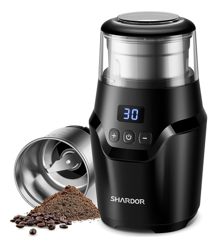 Shardor Molinillo De Café Eléctrico Ajustable