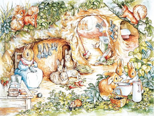 Compañía De Rompecabezas De Nueva York - Beatrix Potter Hoga