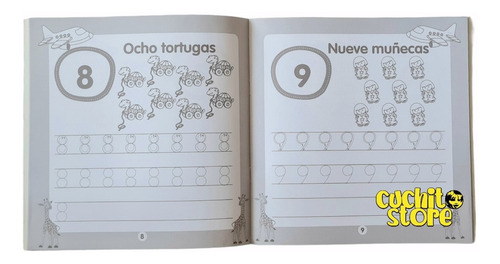 Libro De Aprendizaje Trazos Numeros Con Actividades