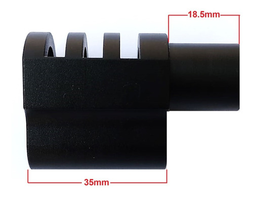 Imagen 4 de 10 de Freno De Boca Muzzle Brake Compensador Para Colt 1911