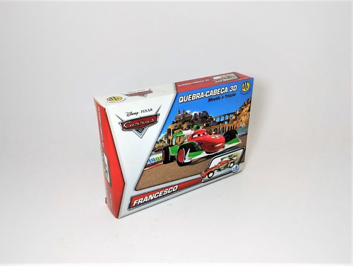 Carrinho Fricção Miniatura Carros Francesco Quebra Cabeça 3d