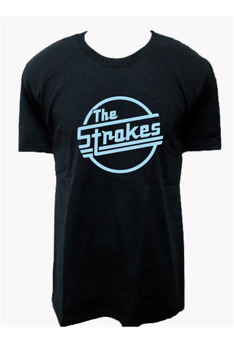 Polera The Strokes. Logo.