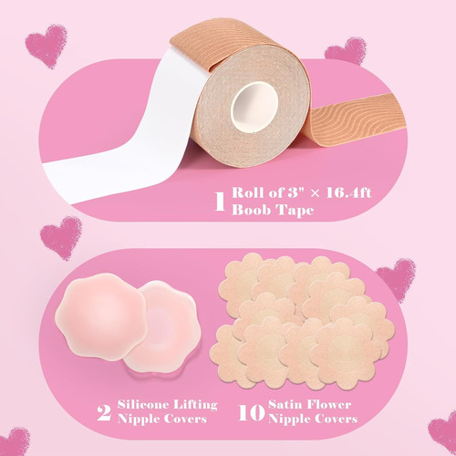Kit De Cinta Para Senos - Cinta Para Levantamiento De Senos