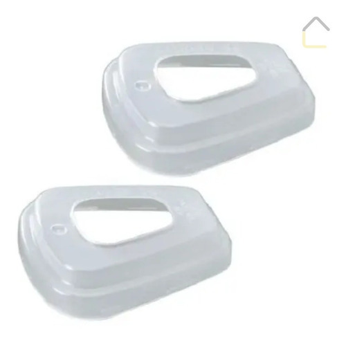 Respirador de máscara 3m 6200 con 1 par de cartuchos químicos para vapores orgánicos (modelo 3M 6003) - TAM M