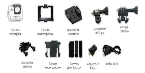 Cámara Deportiva Mlab I Sports Pro 4k Gris