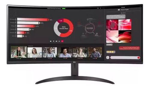 Monitor Curvo Ultrawide LG 34wr50qc-b Wqhd 100 Hz Freesync C