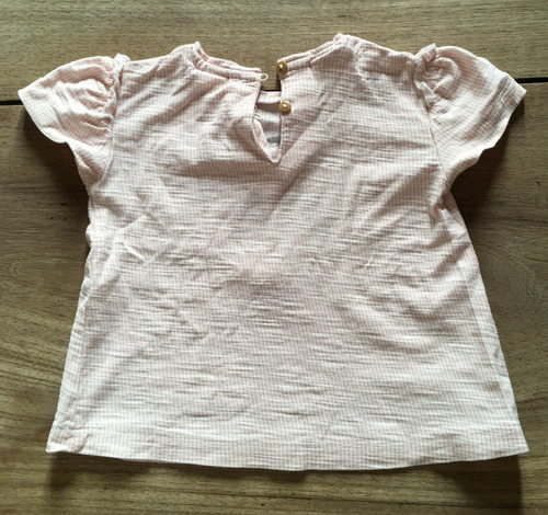 Remera Manga Corta Nena Bebé Zara Babygirl 3-6 Meses