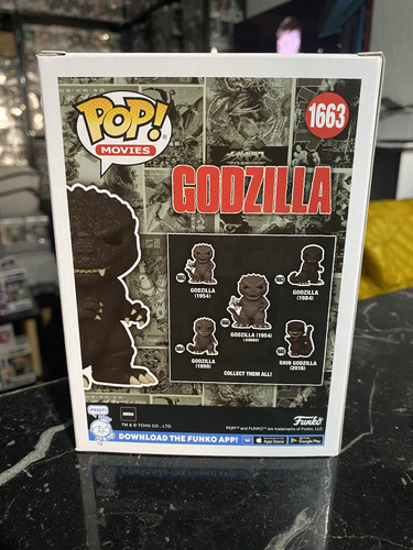 Funko Pop Movies Godzilla (1984) #1663 Nuevo Envío Inmediato