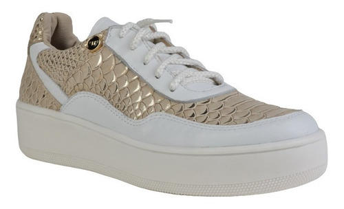 Imagen 2 de 5 de Zapatillas Zapatos Sneakers De Mujer De Cuero Jack - Ferraro