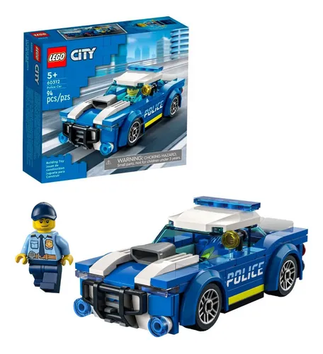 Lego City Carro De Polícia 94 Peças 5+ 60312