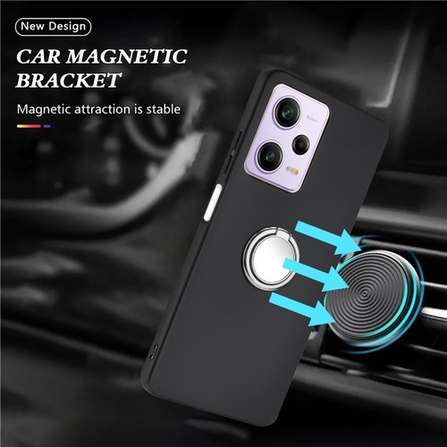 Funda For Xiaomi 14t Pro/poco M4 5g, Con Soporte For Anillo