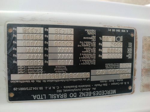 Imagem 5 de 15 de Mb Axor 2544 Ano 2011/2011