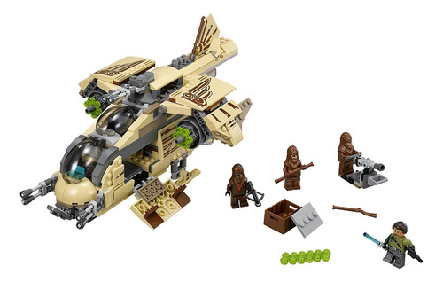 Lego 75084 Star War Wookie Gunship ¡Listo! Número de piezas 570