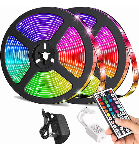 Juego De Luces Led Rgb De 10 Metros Para Dormitorio